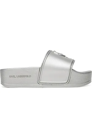 Karl Lagerfeld Nazouváky Kondo Maxi KL80819M Stříbrná