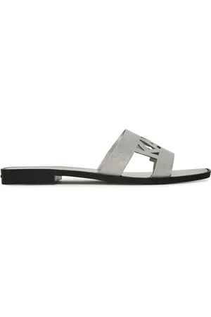 Karl Lagerfeld Nazouváky Skoot II KL80402 Stříbrná