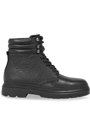 Calvin Klein Turistická obuv Combat Boot Mono HM0HM01211