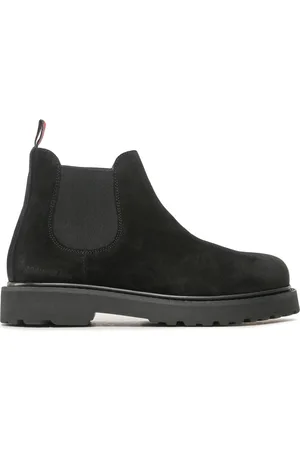 Tommy Hilfiger Kotníková obuv s elastickým prvkem Suede Boot EM0EM01205