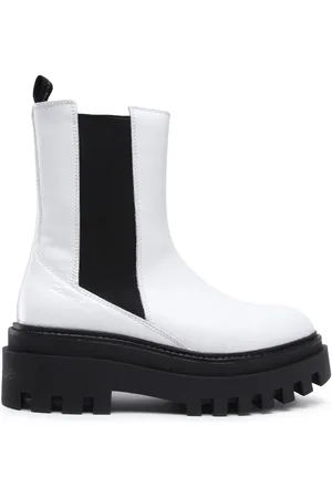 Calvin Klein Kotníková obuv s elastickým prvkem Flatform Chelsea Boot YW0YW00850