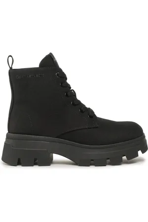 Calvin Klein Polokozačky Chunky Combat Laceup Boot Co YW0YW01239