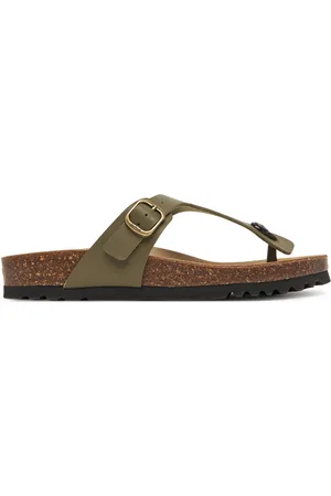 Scholl Žabky Nicole F32175 Khaki