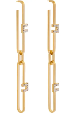 Elisabetta Franchi Naušnice OR-12M-52E2-V260 Zlatá
