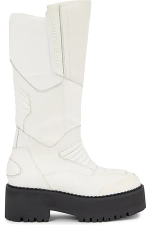 Tommy Hilfiger Kozačky Tjw Long Shaft Biker Boot EN0EN02376