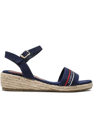 Tommy Hilfiger Espadrilky Rope Wedge Sandal T3A7-32777-0048 M Tmavomodrá