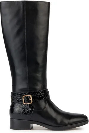 Geox Kozačky ve vojenském stylu D Felicity D36G1A 04340 C9999