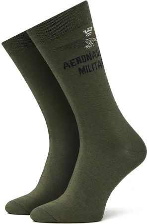 Aeronautica Militare Pánské klasické ponožky 251CZ011L499 Zelená