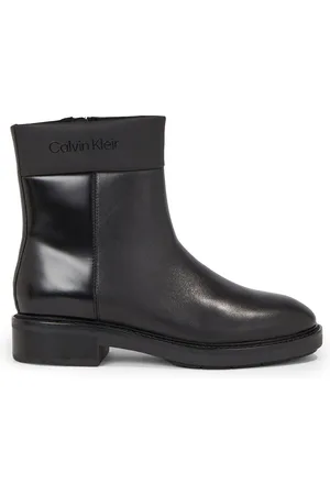 Calvin Klein Polokozačky Rubber Sole Ankle Boot Lg Wl HW0HW01700