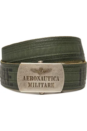 Aeronautica Militare Pánský pásek 251CI317CT3585 Zelená