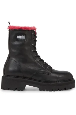 Tommy Hilfiger Polokozačky Tjw W Urban Boot Smooth Ltr Wl EN0EN02402