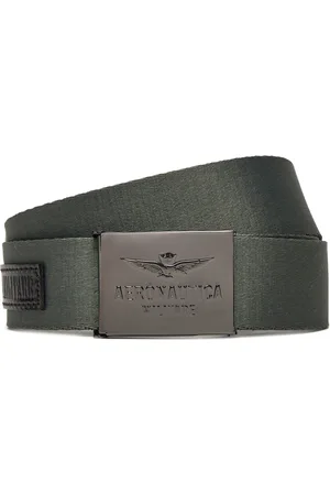 Aeronautica Militare Pánský pásek 251CI299CT3209 Zelená