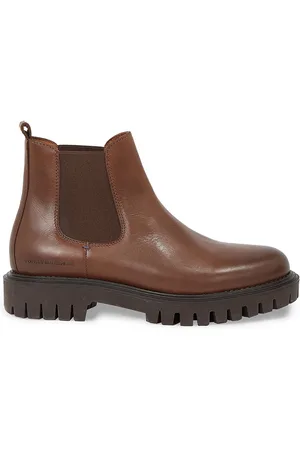 Tommy Hilfiger Kotníková obuv s elastickým prvkem Premium Casual Chunky Lth Chels FM0FM04755