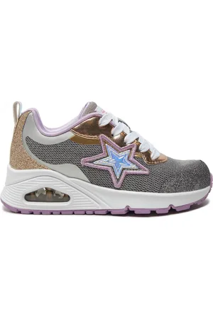 Skechers Sneakersy 310542L/GUMT Stříbrná