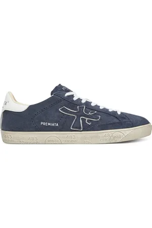 Premiata Sneakersy Steven Var 6643 Tmavomodrá