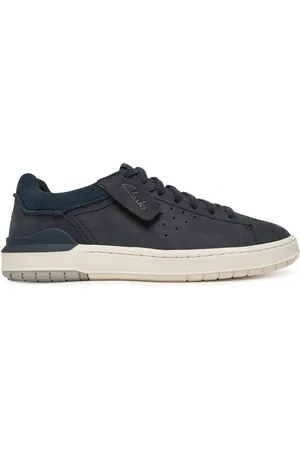 Clarks Sneakersy Courtlite2 Run 26181323 Tmavomodrá