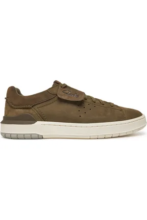 Clarks Sneakersy Courtlite2 Run 26181324 Khaki