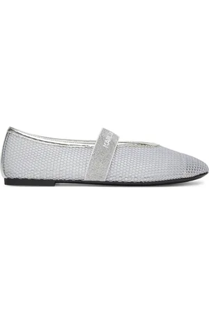 Karl Lagerfeld Baleríny KL40125 Stříbrná