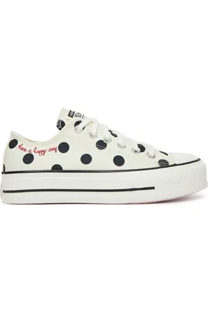 Converse Plátěnky Chuck Taylor All Star Lift Platform Polka Dots A10689C