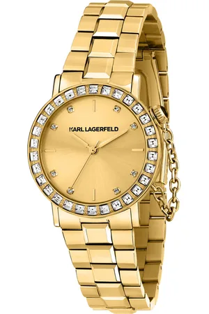 Karl Lagerfeld Hodinky R0553100503 Zlatá
