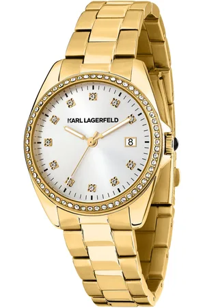 Karl Lagerfeld Hodinky R0553101505 Zlatá