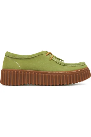 Clarks Polobotky Torhill Bee 26181186 Zelená