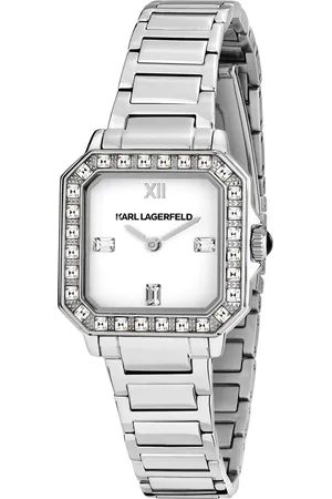 Karl Lagerfeld Hodinky R0553102503 Stříbrná