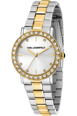 Karl Lagerfeld Hodinky R0553100509 Stříbrná