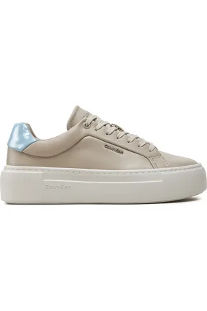 Calvin Klein Sneakersy Ff Cupsole Lace Up W/Ml Lth HW0HW02118