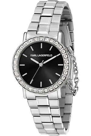 Karl Lagerfeld Hodinky R0553100507 Stříbrná