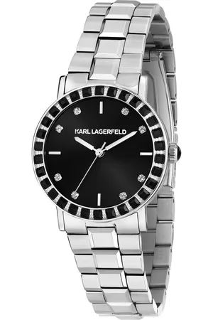 Karl Lagerfeld Hodinky R0553100510 Stříbrná