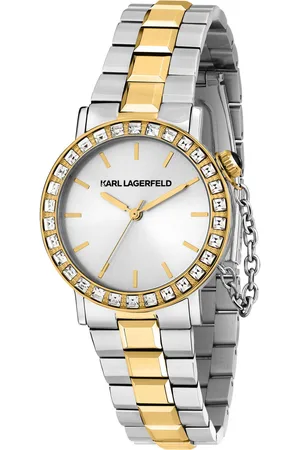 Karl Lagerfeld Hodinky R0553100504 Stříbrná