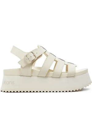 Calvin Klein Sandály Platform Buckle Rubber Mg Mtl YW0YW01513