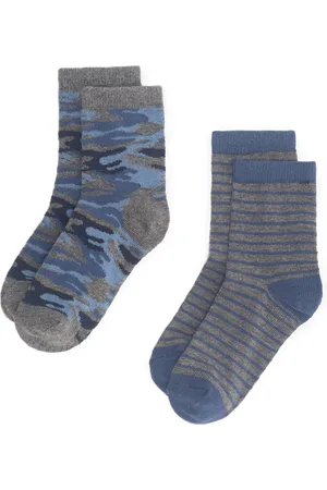 Action Boy Sada 2 párů dětských vysokých ponožek 8KB-003-AW23 (2-pack)