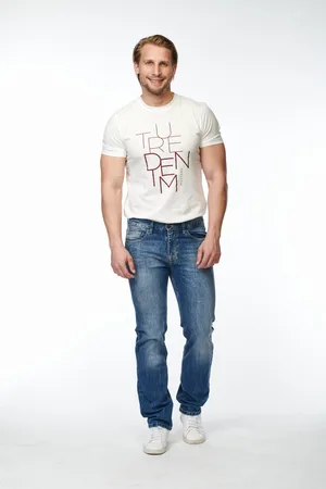 Cross Jeans Pánské džíny Antonio modré