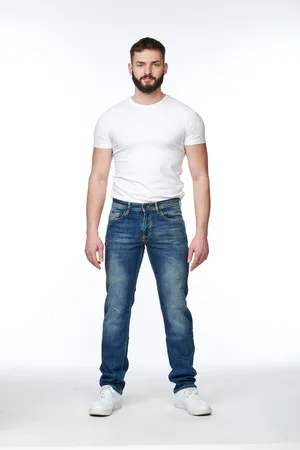 Cross Jeans Pánské džíny Antonio modré