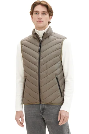 TOM TAILOR Pánská vesta zelená-XL