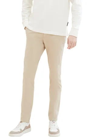 TOM TAILOR Pánské kalhoty béžové-38/34
