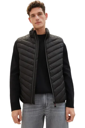 TOM TAILOR Pánská vesta černá-XXL