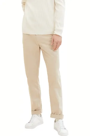 TOM TAILOR Pánské kalhoty béžové-38/34