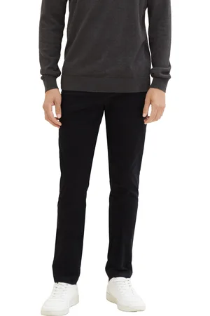 TOM TAILOR 1037549 29999 Black Pánské kalhoty