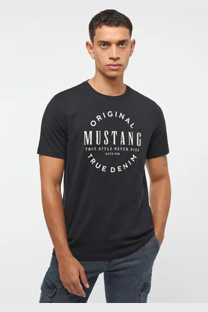 Mustang Pánské tričko černé