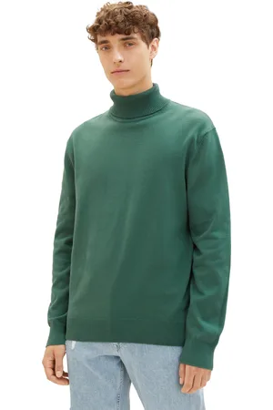 TOM TAILOR 1038675 10778 Hunter Green Pánský svetr-L