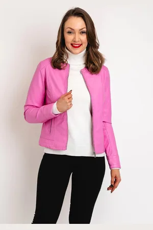 B YOUNG 20809396 172625 Super Pink Dámská bunda-34