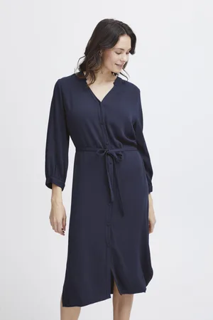 FRANSA Dámské šaty Navy Blazer tmavě modré