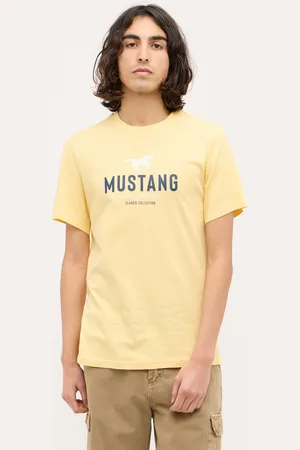 Mustang Pánské tričko k.r. žluté-L
