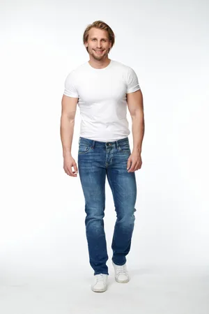 Cross Jeans Pánské džíny Brad modré