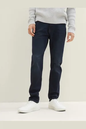 TOM TAILOR 1035511 Slim Tapered 10170 Blue Black Denim Pánské jeans