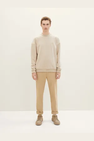 TOM TAILOR 1038994 11036 Smoked Beige Pánské kalhoty