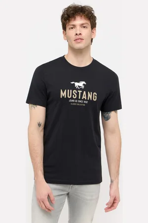 Mustang Pánské tričko k.r. černé-L